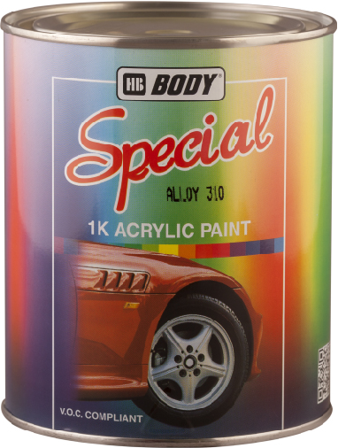 4130700001 — Краска! для дисков BODY SPECIAL PAINT 310 серебрянный 1 л BODYPARTS