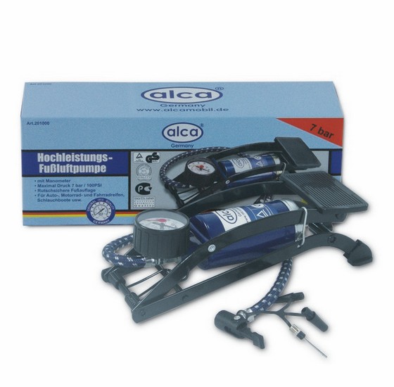 201000 — Насос ножной одноцилиндровый шланг адаптера объём  ALCA