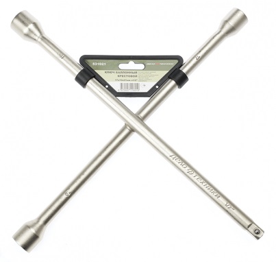 531021 — Ключ балонный крестовой (17, 19, 21 1/2) дело техники ДЕЛО ТЕХНИКИ