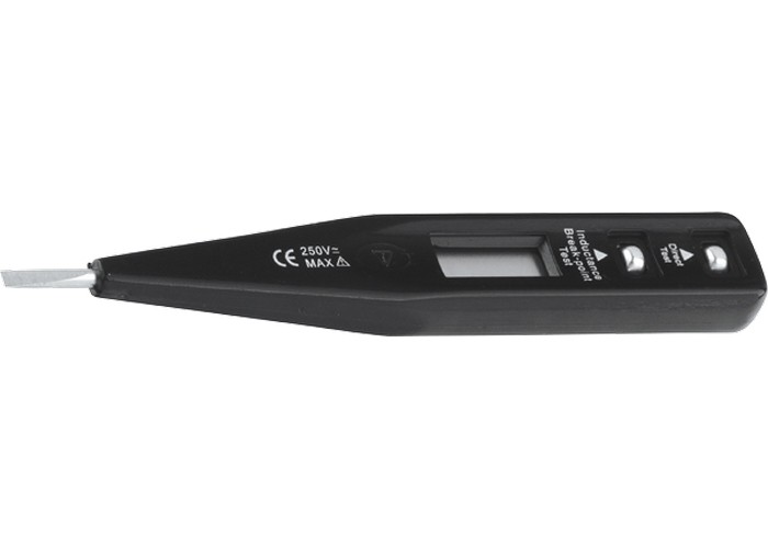 130805 — Тестер напряжения 12–220 В, жидкокристаллический дисплей SPARTA
