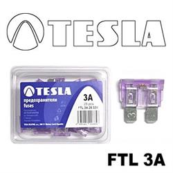 FTL3A10 — FTL 3A.10 предохранители  плоские ATO с индикатором LED , 10 шт/упак TESLA