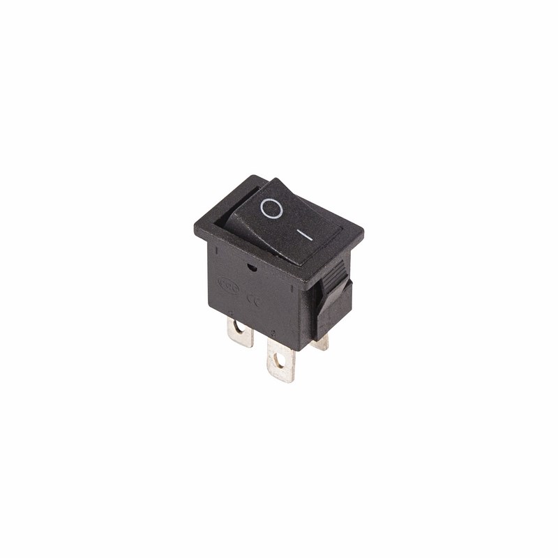 362146 — Выключатель клавишный 250V 6А (4с) ON-OFF черный Mini (RWB-208, SC-768) REXANT REXANT
