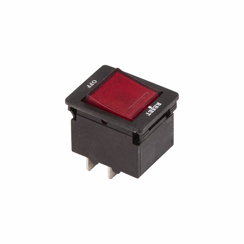 362620 — Клавиша 250V 10A RESETOFF (4с) красный с подсветкой, REXANT REXANT