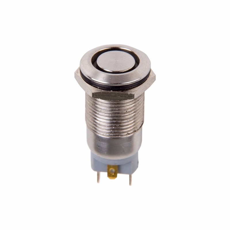 363211 — Кнопка антивандальная O12 36В(LED) Б/Фикс (4с) OFF-(ON) синяя (A-12-C2) REXANT REXANT