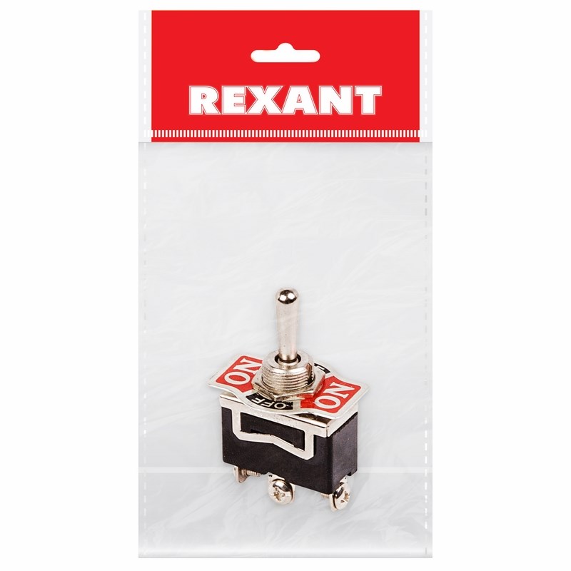 3641121 — Тумблер а однополюсный индивидуальная уп REXANT