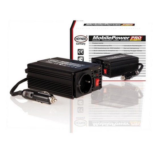 511900 — Инвертер 12в  230 в 150 вт + USB HEYNER HEYNER
