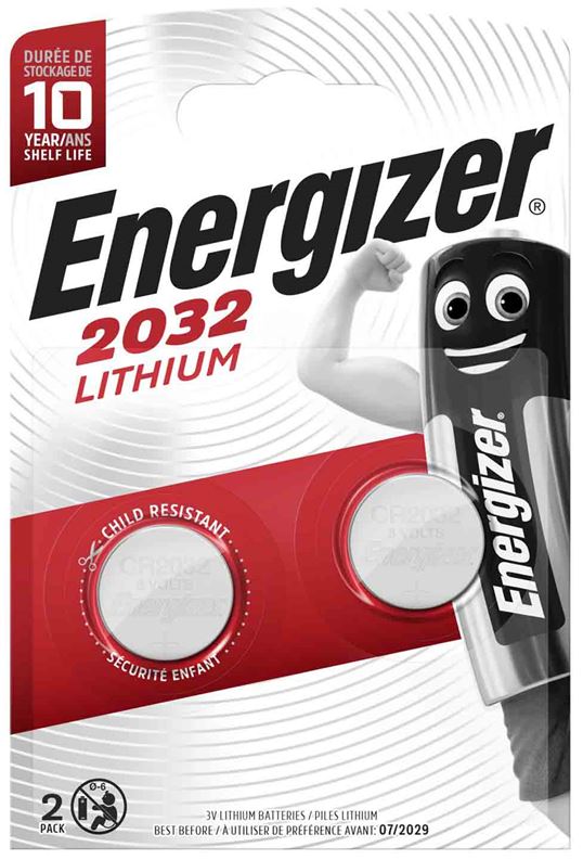7638900248357 — Батарейки CR2032 3V ENERGIZER