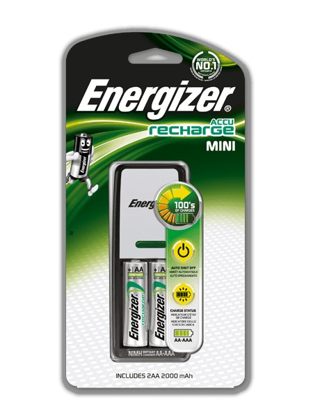 7638900421439 — Акб. бат. зарядное устр. MINI + 2 х AA 2000 MAH PRECH ENERGIZER ENERGIZER