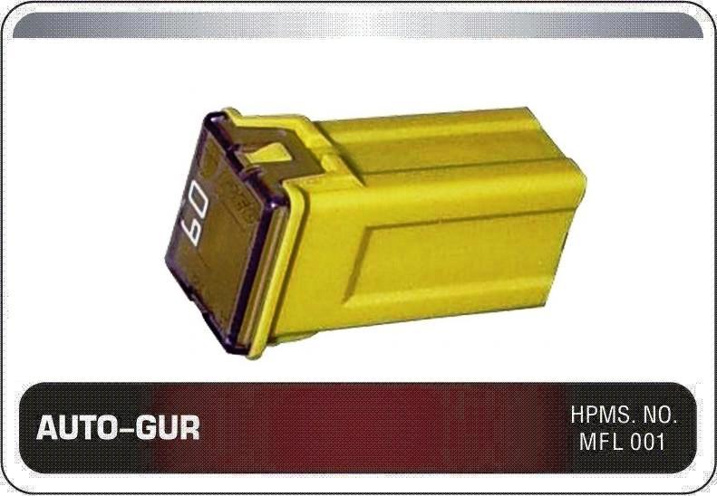 AGFJ1660A — Предохранитель 60а (закрытжелтый) AUTO-GUR