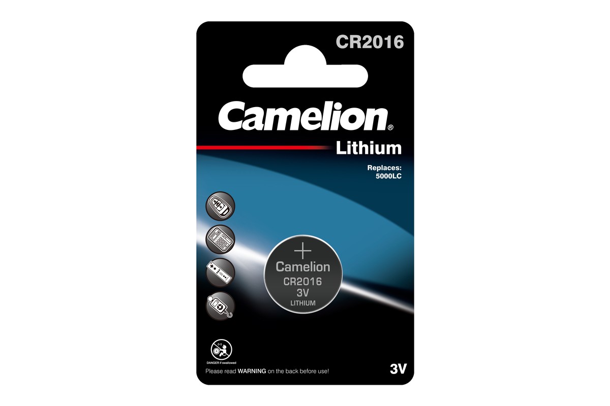 CR2016BP1 — Дисковая  CAMELION