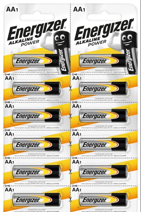 E302283300 — Батарейка  AA/LR06 (пальчик) POWER ALK (кт 12 шт) ENERGIZER