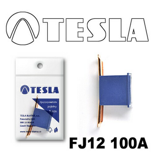 FJ12100A — Предохранитель FJ12 100A синий TESLA