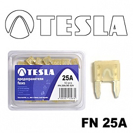 FN25A — AGпредохранитель TESLA 32V 25A MINI TESLA