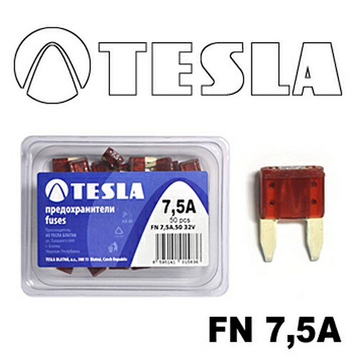 FN75A50 — Предохранитель флажковый а мини TESLA