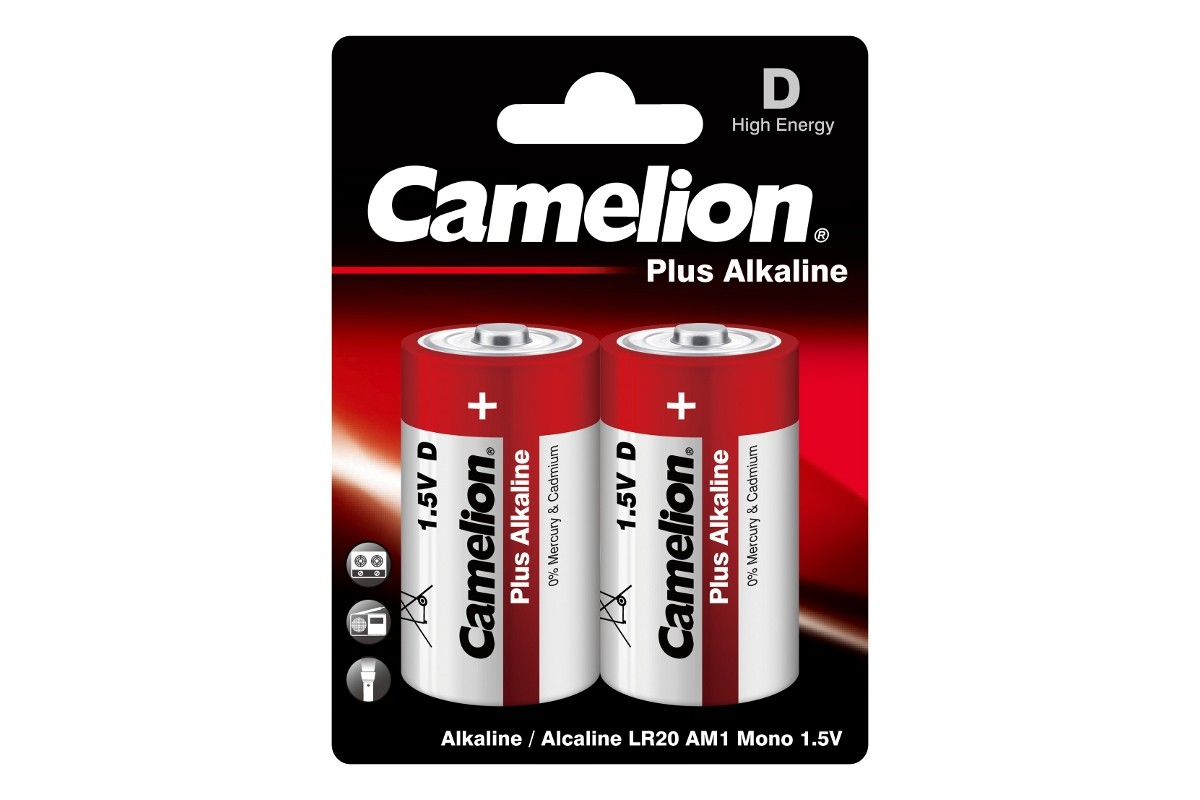LR20BP2 — Батарейка блистер цена за  CAMELION