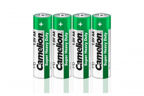 R6PSP4G — Батарейка солевая тип AA 1,5в 4шт CAMELION SUPER HEAVY DUTY R6PSP4G CAMELION