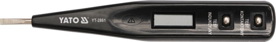 YT2861 — Тестер переменного напряжения отвертка, цифровой, с дисплеем, 12250 V, 50500 HZ YATO