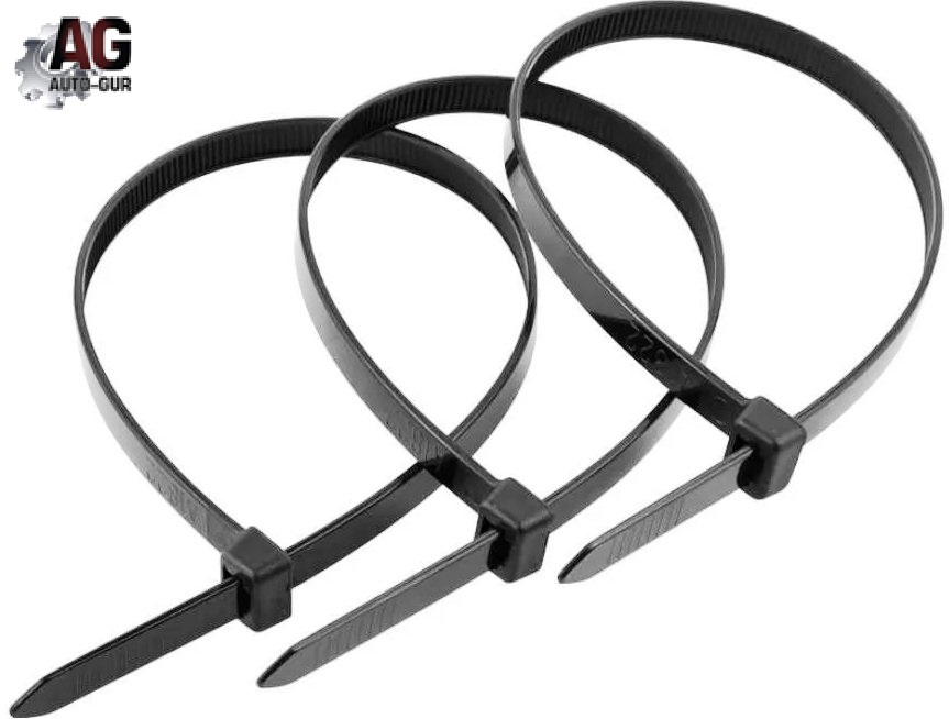 AGH25100CH — Хомутнейлоновый2,5*100черныйцвет(100шт) AUTO-GUR
