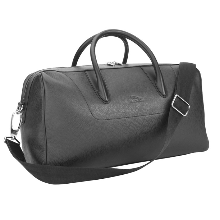 JBLU340BKA — JAGUAR LEATHER BOSTON BAG LAND ROVER