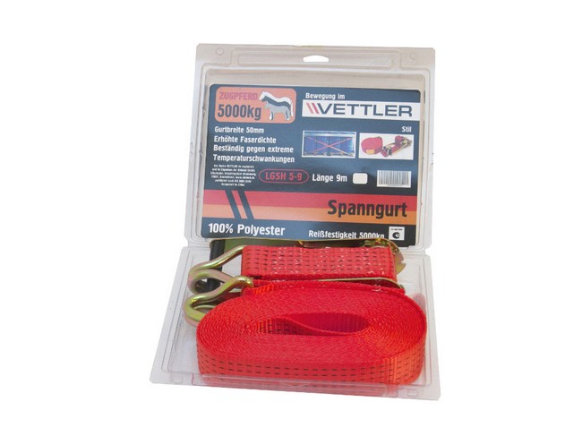 LGSH59PE — Стяжка крепления груза (крюк) 9м х 50мм 5т VETTLER VETTLER