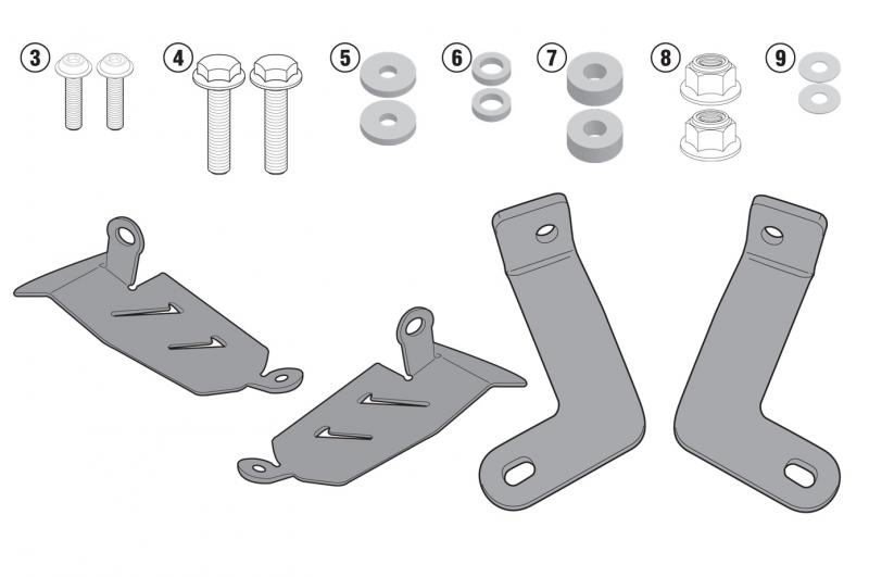 2118KIT — АдаптердляTE2118Y.MT0714 GIVI