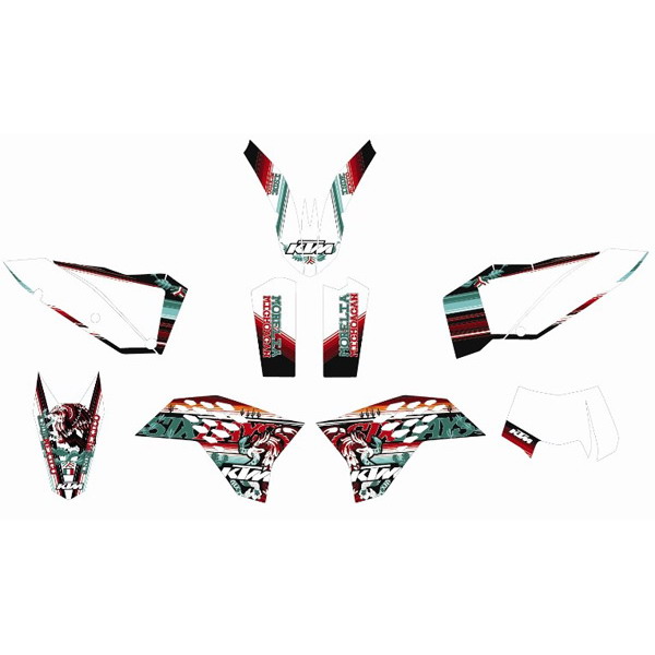 78108190400 — НаборнаклеекSIXDAYSMEXICO KTM