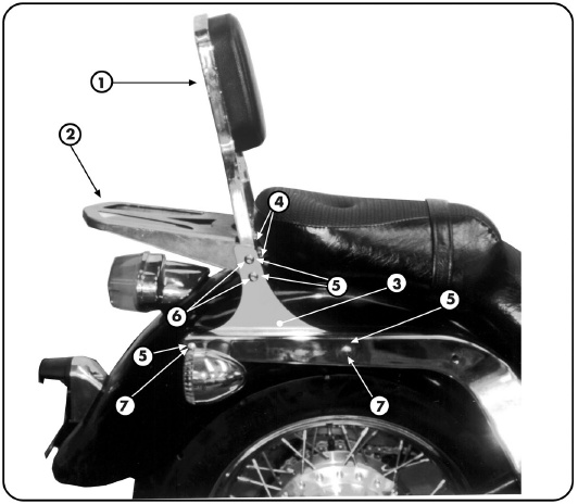 TS834 — Спинкасиденья GIVI