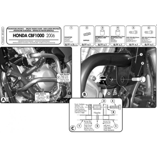 TN452 — Дугибезопасности1000 GIVI