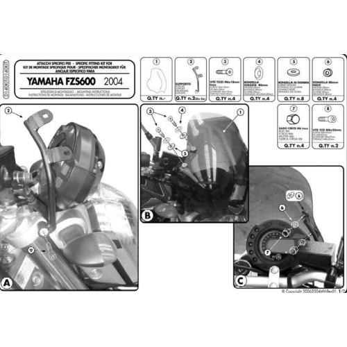 D140KIT — Крепжстекла GIVI