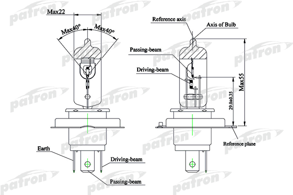 PLH47570 — Лампа PATRON