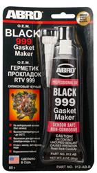 912ABR — Герметик прокладка  в/тем.ABRO черный 999 85г (соединенные штаты) ABRO
