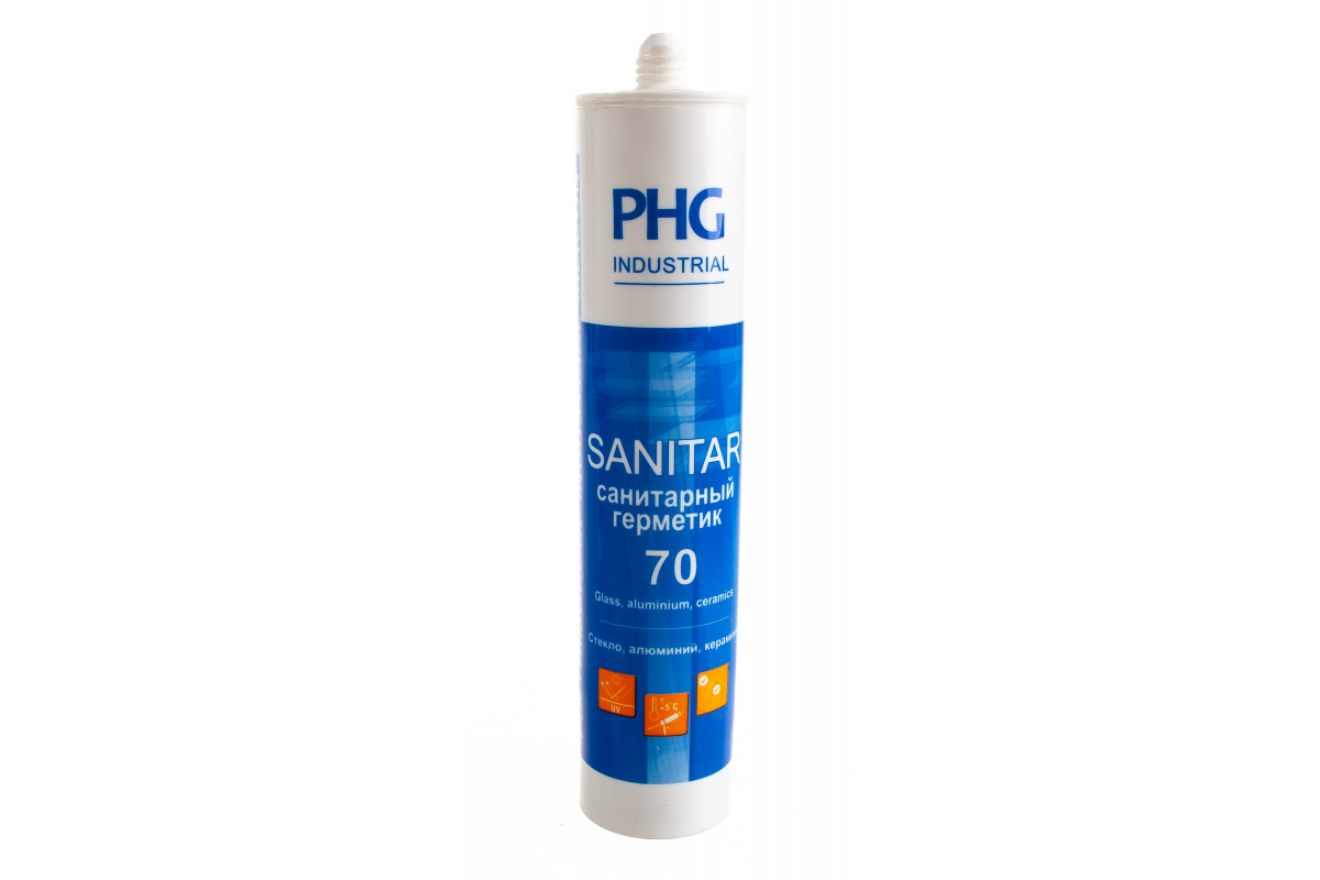 448749 — PHG INDUSTRIAL SANITAR силиконовый санитарный герметик прозрачный 280 ML 448749 PH
