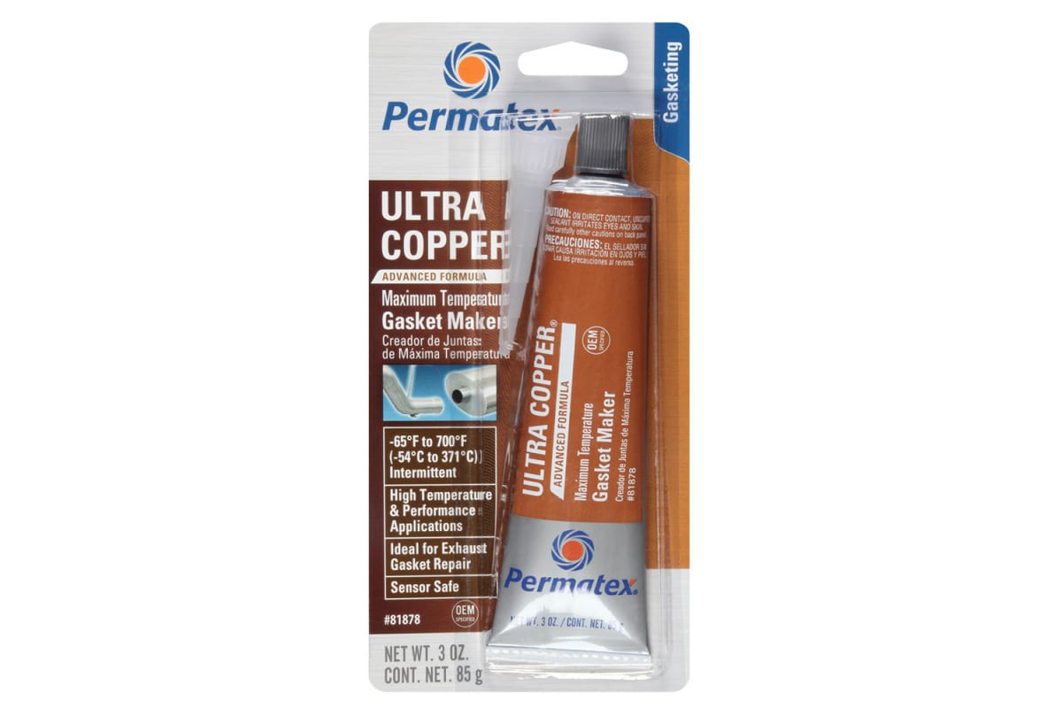 81878 — Формирователь прокладок силиконовый высокотемпературный с медью Ultra Copper для использования в фор PERMATEX