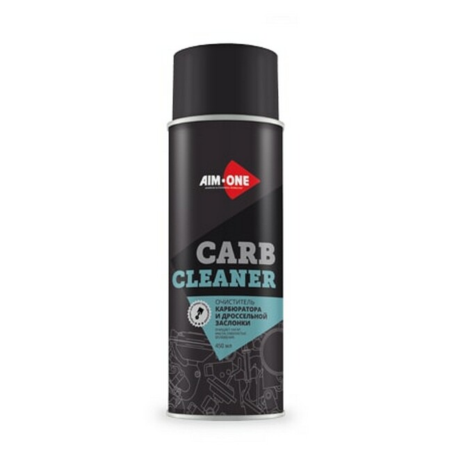 AC450 — ОЧИСТИТЕЛЬ КАРБЮРАТОРА И ДРОССЕЛЬНЫХ ЗАСЛОНОК 450МЛ АЭРОЗОЛЬ CARB CLEANER AIM-ON AIM-ONE