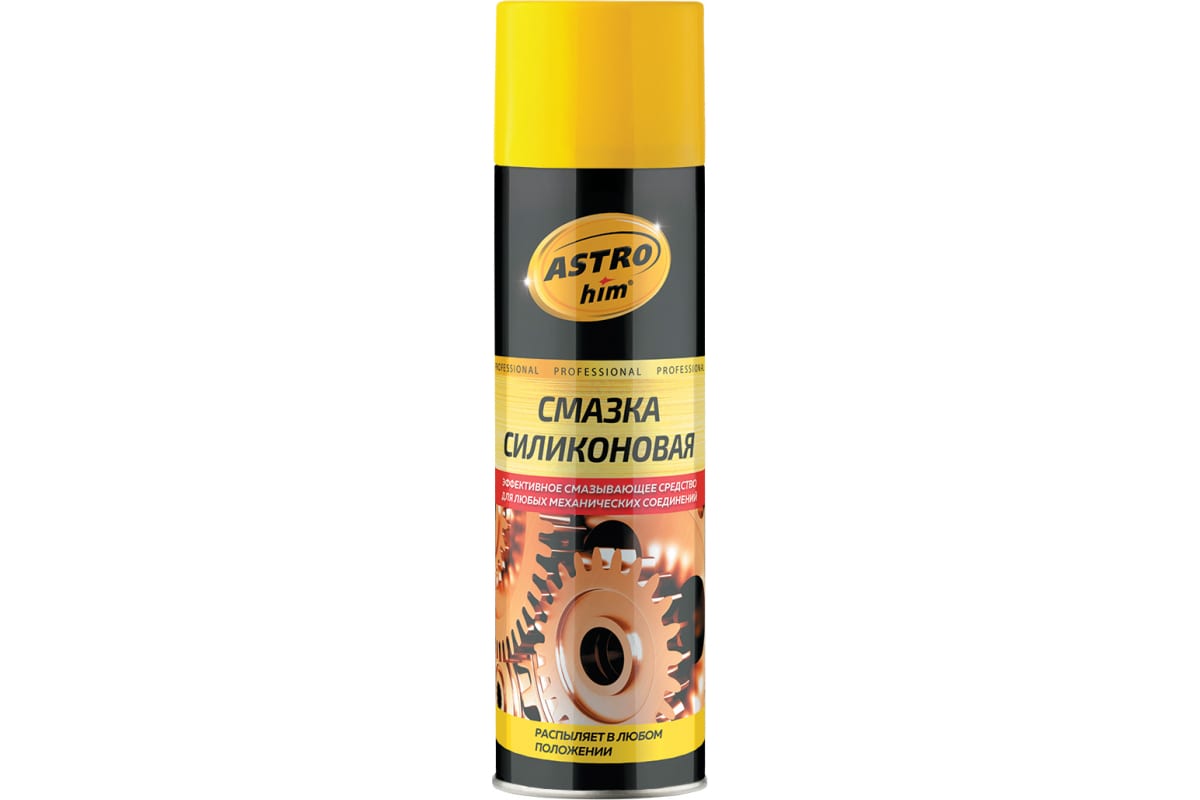 53960 — ASTROHIM смазка силиконовая ас4616 аэрозоль, 650 мл 53960 АСТРОХИМ