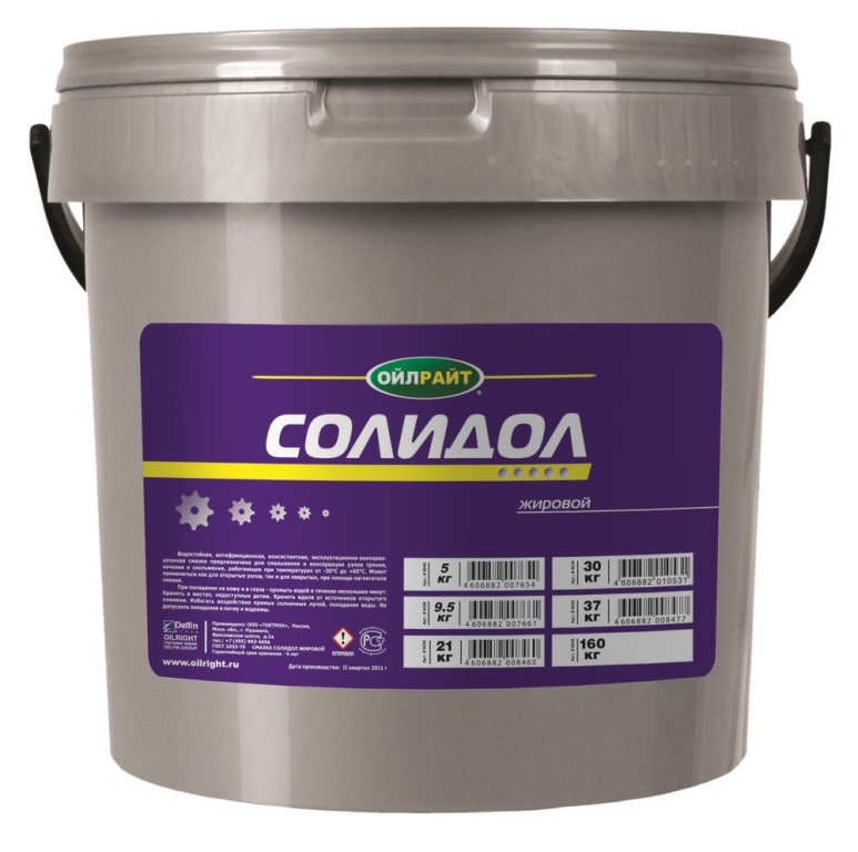 6048 — Смазка солидол жировой арт OIL RIGHT