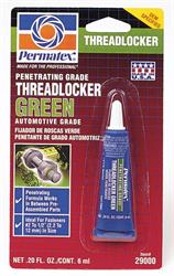 29000 — Клей Клей анаэробный проникающий зеленый Permatex Penetrating Grade Threadlocker GREEN 6 мл (блистер PERMATEX