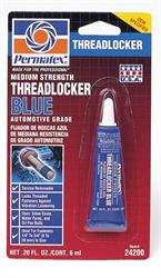 24200 — Фиксатор резьбы средней фиксации синий Permatex Medium Strength Threadlocker BLUE, 6мл в блистере PERMATEX