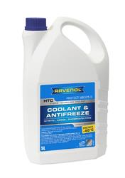 4014835755758 — Антифриз готовый к прим. синий RAVENOL HTC Hybrid Techn.Coolant Premix -40C ( 5л RAVENOL
