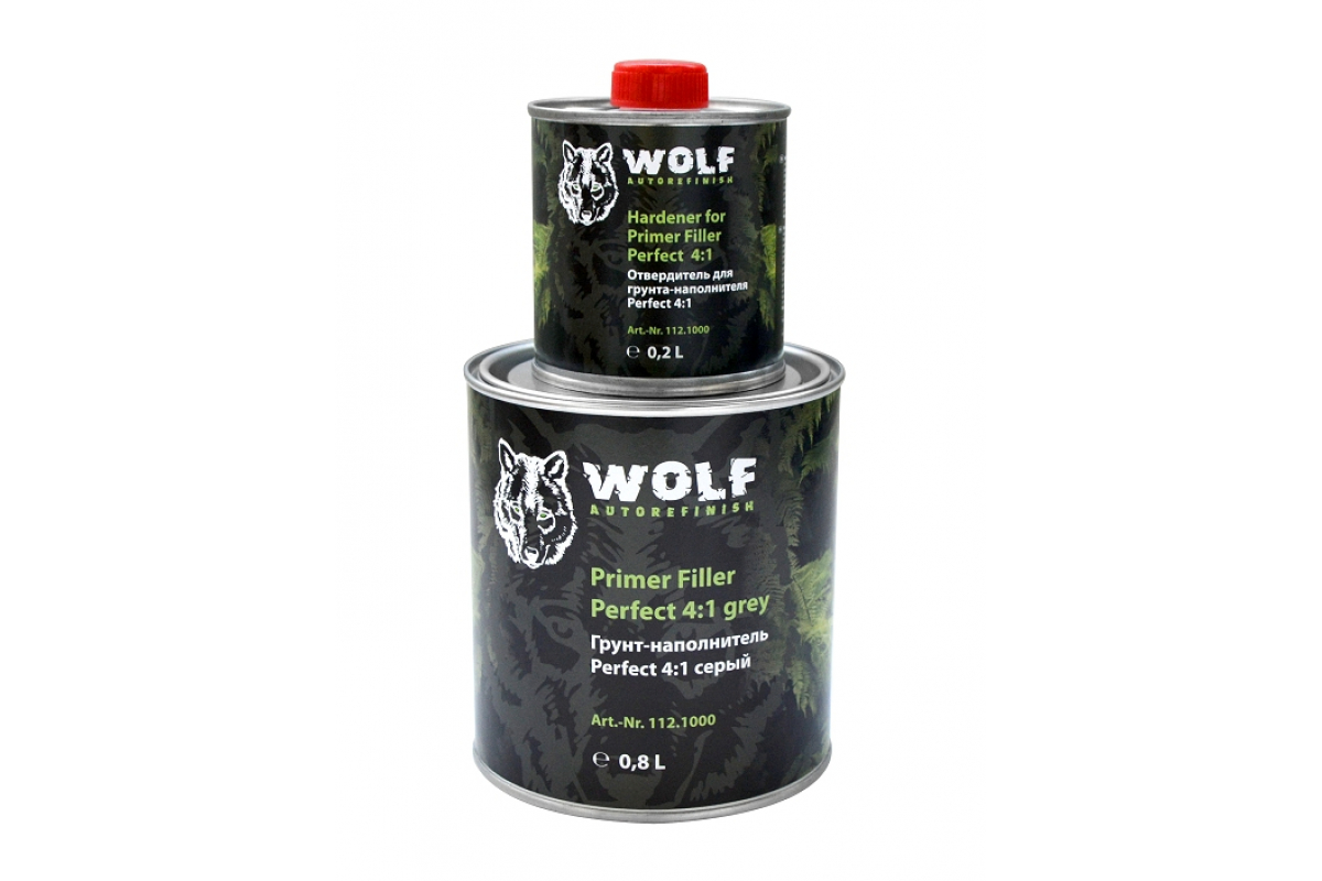 1121000 — Грунт-наполнитель Wolf Perfect Filler 41, серый 112.1000 WOLF