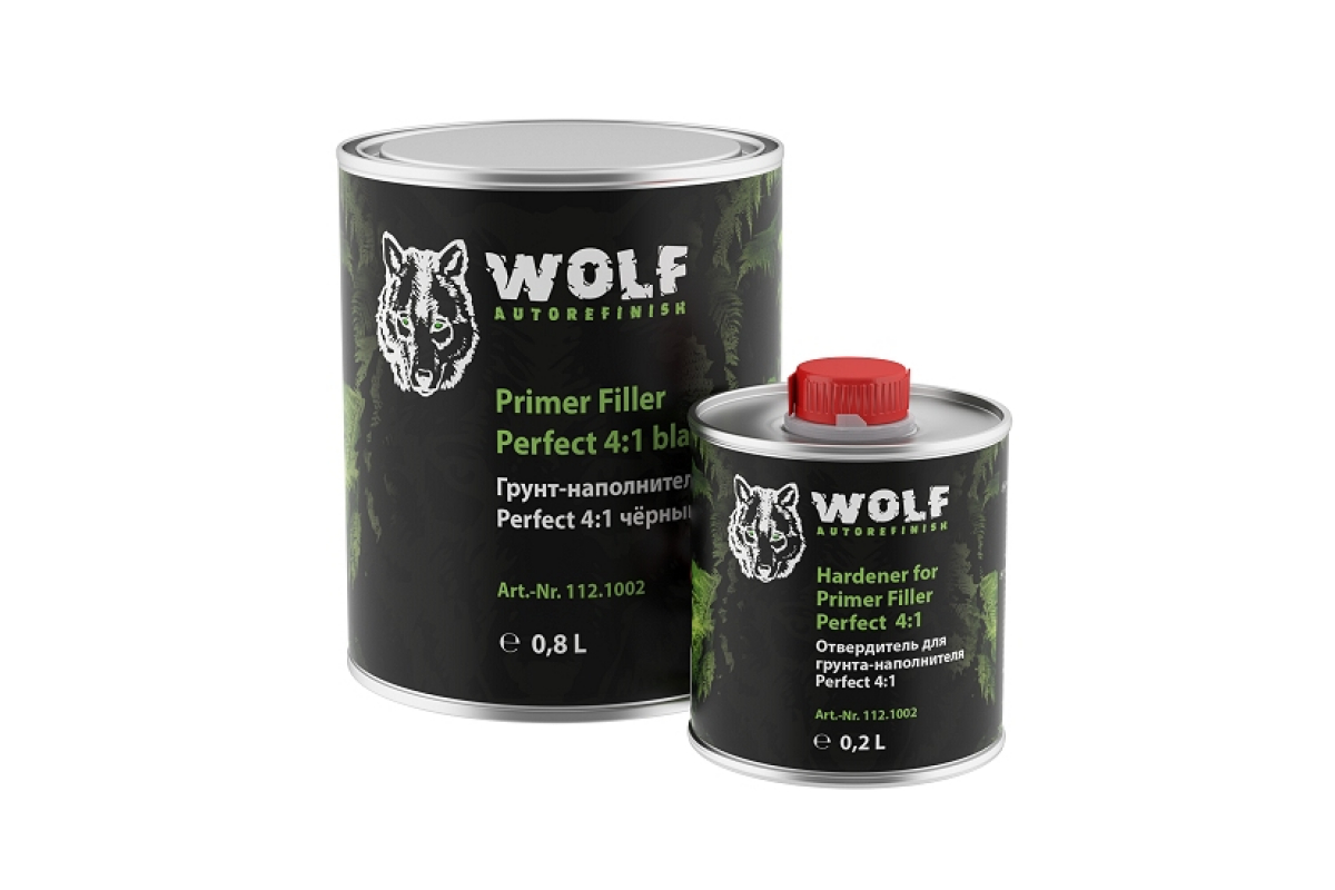 1121002 — Грунт-наполнитель Wolf Perfect Filler 41, чрный 112.1002 WOLF