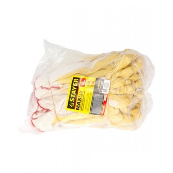 11408H10 — Размер пар в упаковке перчатки с одинарныматексным о STAYER