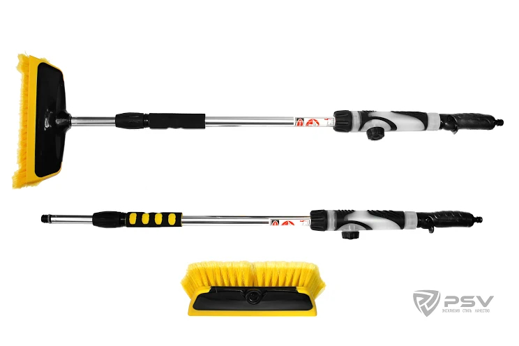 130628 — Щетка для мытья  с насадкой-пеногенератор и краном PSV
