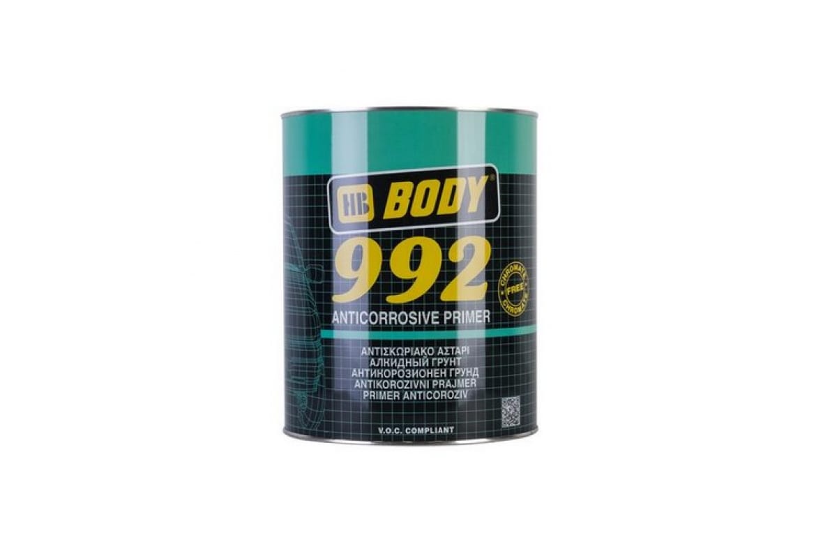 9920900001 — Грунт HB BODY 992 1К кор. 1кг 9920900001 HB BODY