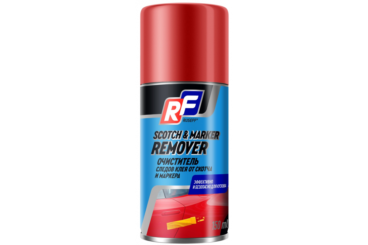 14342N — Очиститель следов клея от скотча и маркера 150 мл (аэрозоль/баллон 210 мл) RUSEFF