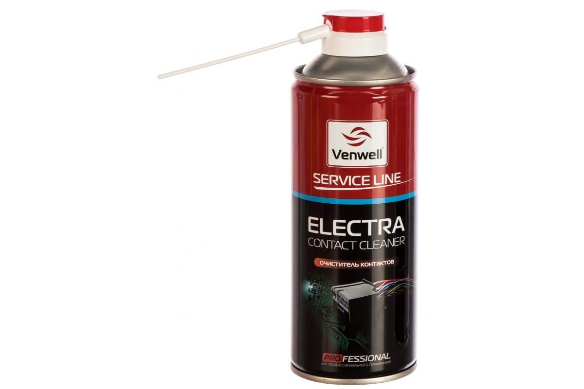 VWSL023RU — Venwell Electra Contact Cleaner. Очиститель контактов 400мл VENWELL