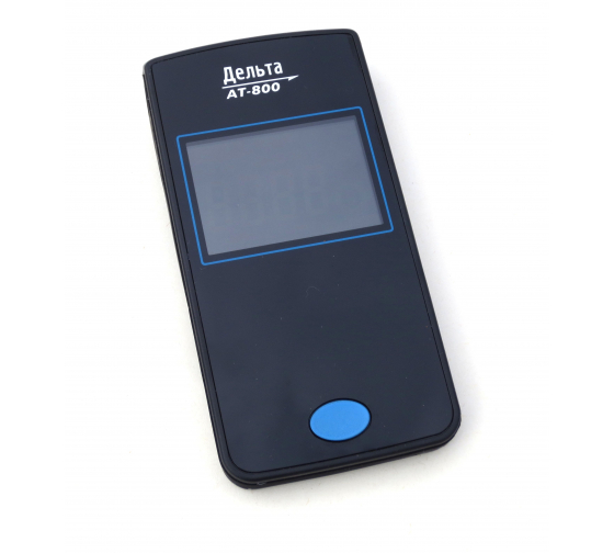 AT800 — Алкотестер AT800 портативный (0,11,8 промилле) LCDдисплей с подсветкой, сменные мундштуки, USBпорт, звуковой индикатор дельта /1/60 DELTA