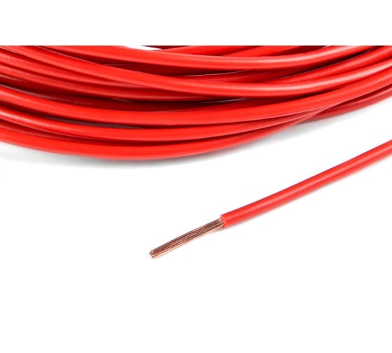 AX3591 — Провод онтажный пвам сечение кв красный CARGEN