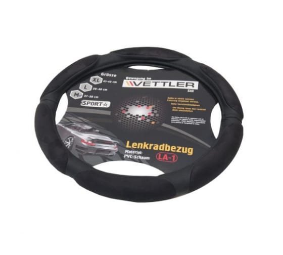 MLA1BLACK — ОплетканарульM3738см.(210815,иномарки)PVC(6подушек)черныйVETTLERSPORT VETTLER
