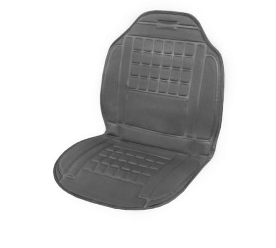 S02201011 — Накидка на сиденье с подогревом SKYWAY 980 х 520 мм с терморегулятором (2 режима) серый 12V 2,5а SKYWAY